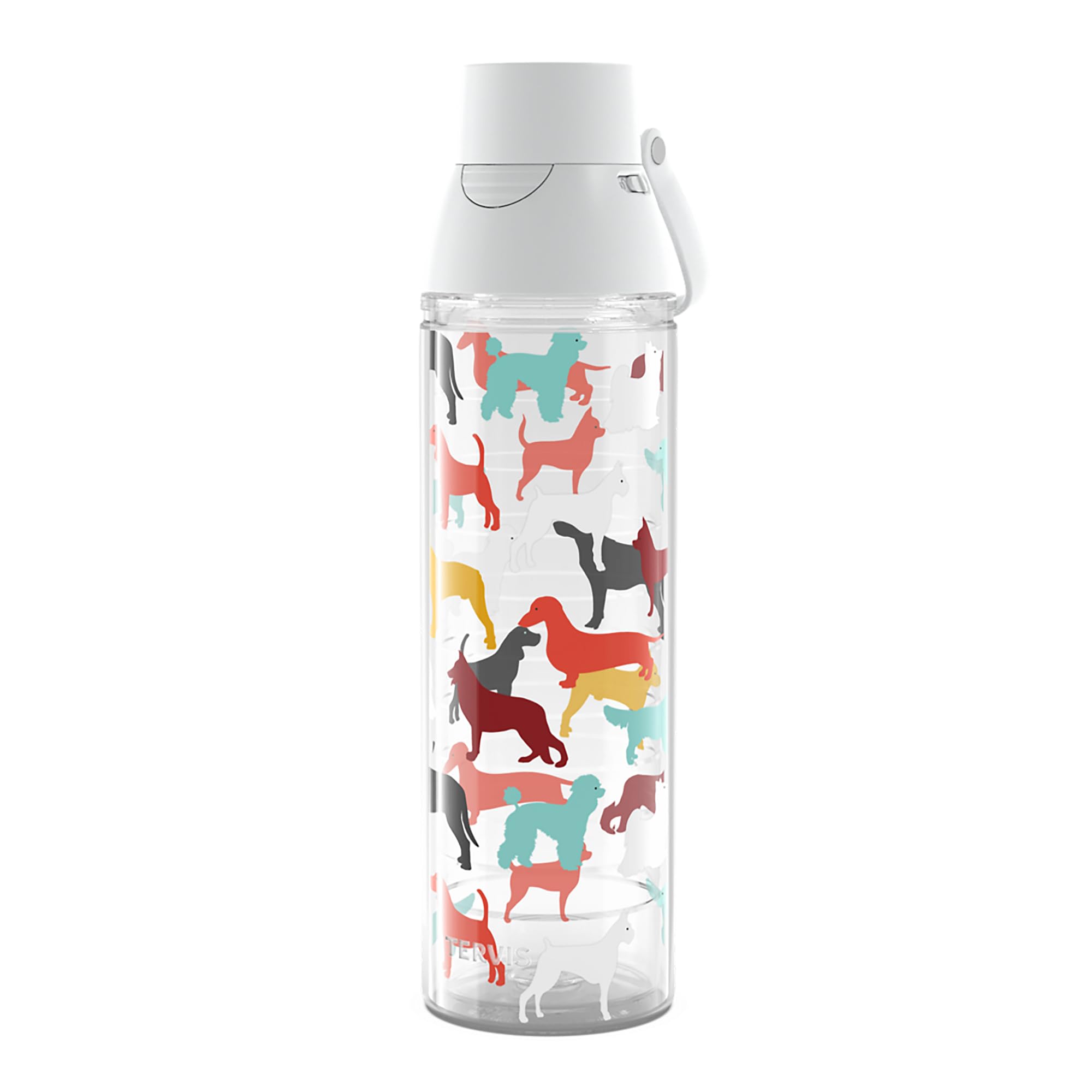 Tervis Venture Lite Pet Love Made in USA Double Walled Insulated Tumbler Travel Cup Keeps Drinks Cold & Hot, 24oz Water Bottle, Dog Pack Love