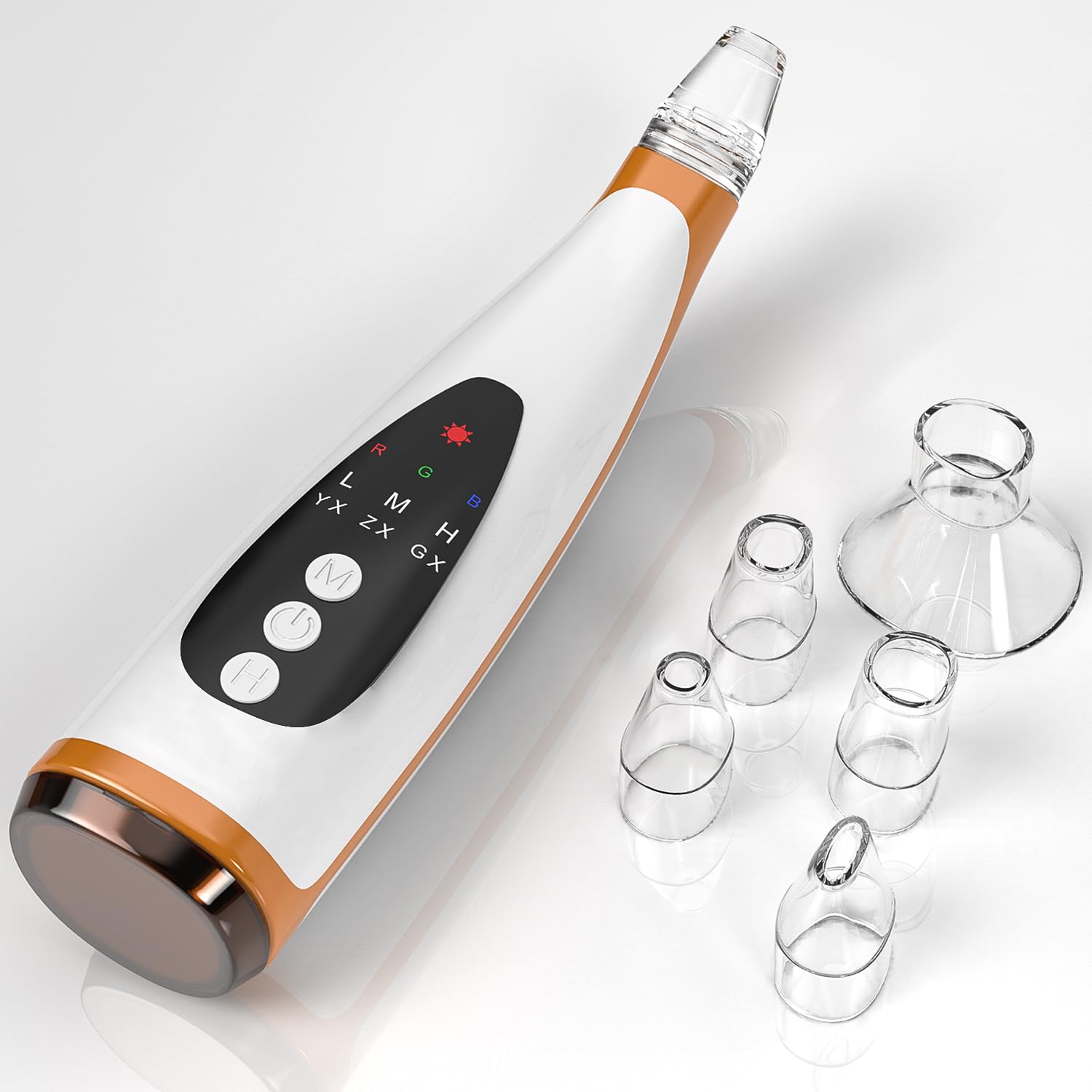 香水瓶 充電式吸引美顔器 毛穴吸引器 美顔器 毛穴ケア クリーナー LED