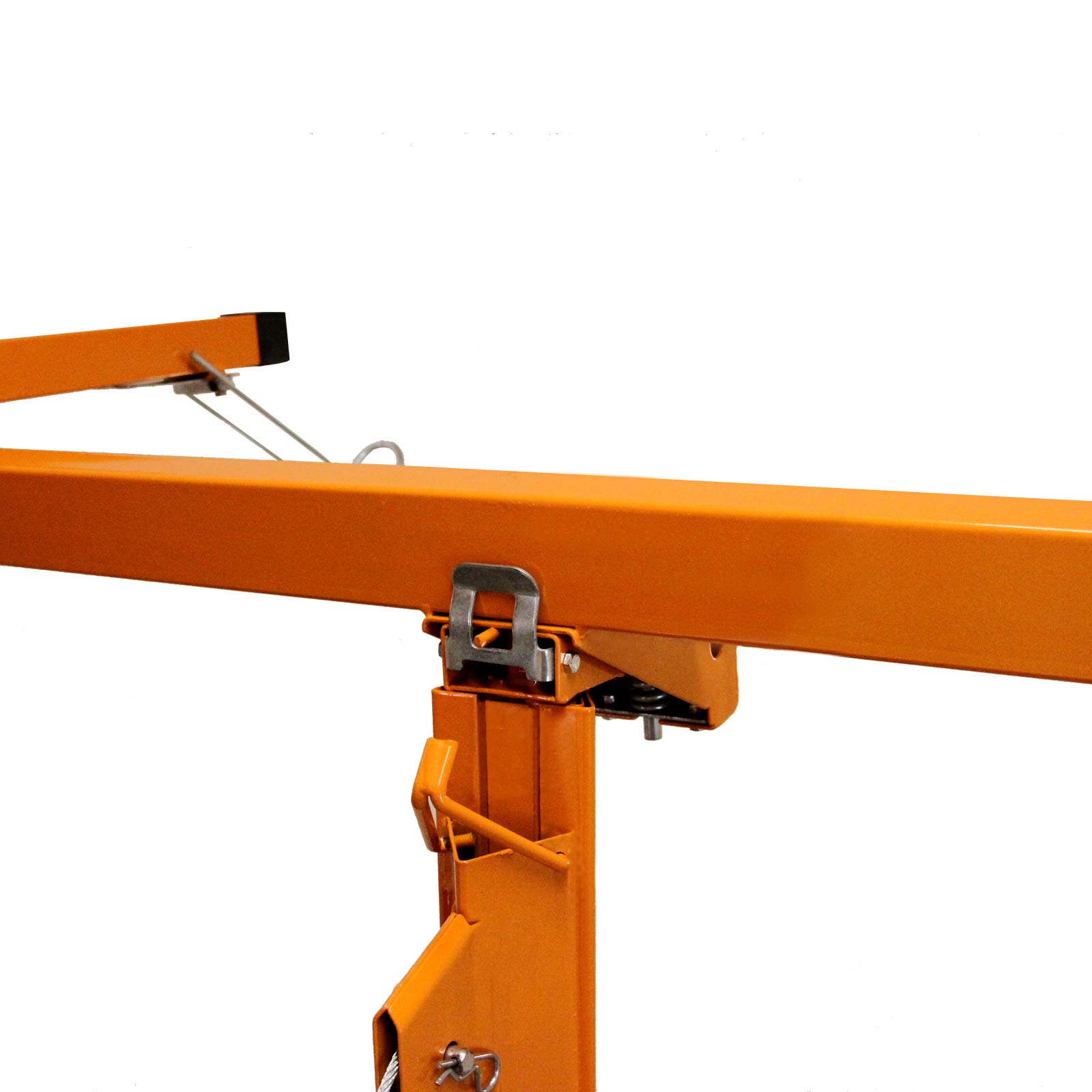 Podnośnik płyt kartonowo-gipsowych podnośnik płyta gipsowa podnośnik arkusz narzędziowy 4,9 m zasięg 68 kg udźwig 10 cm kółka samonastawne mobilne zamykane wytrzymałe składane komercyjne DIY T-Mech
