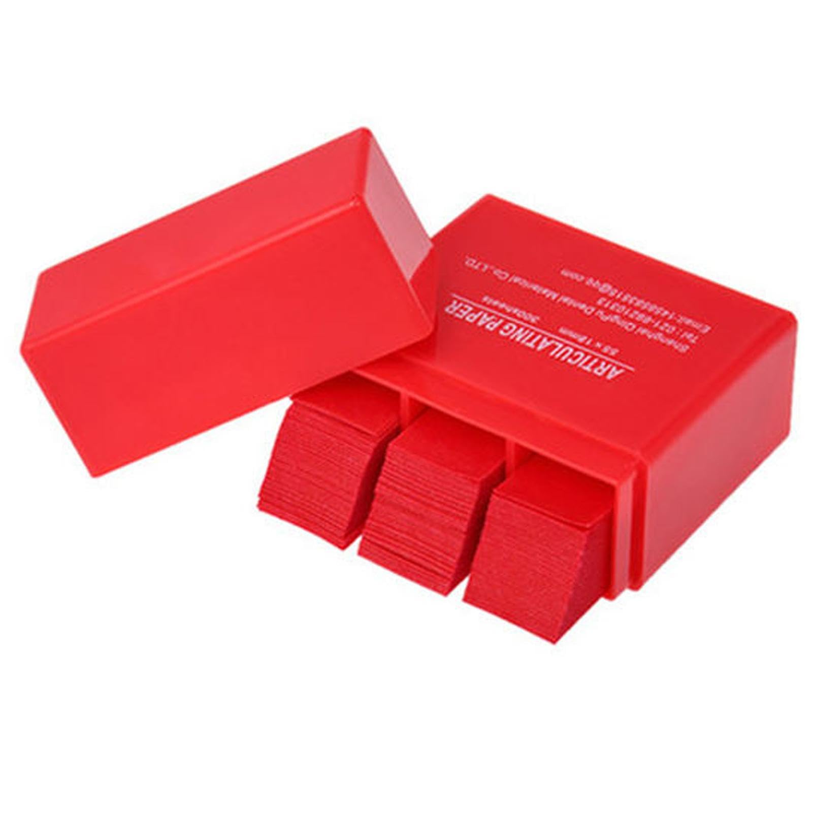 Tsuchiya Mordida Dental Papel Articulado 300 Hojas Alta Sensibilidad Ajuste Oclusal
