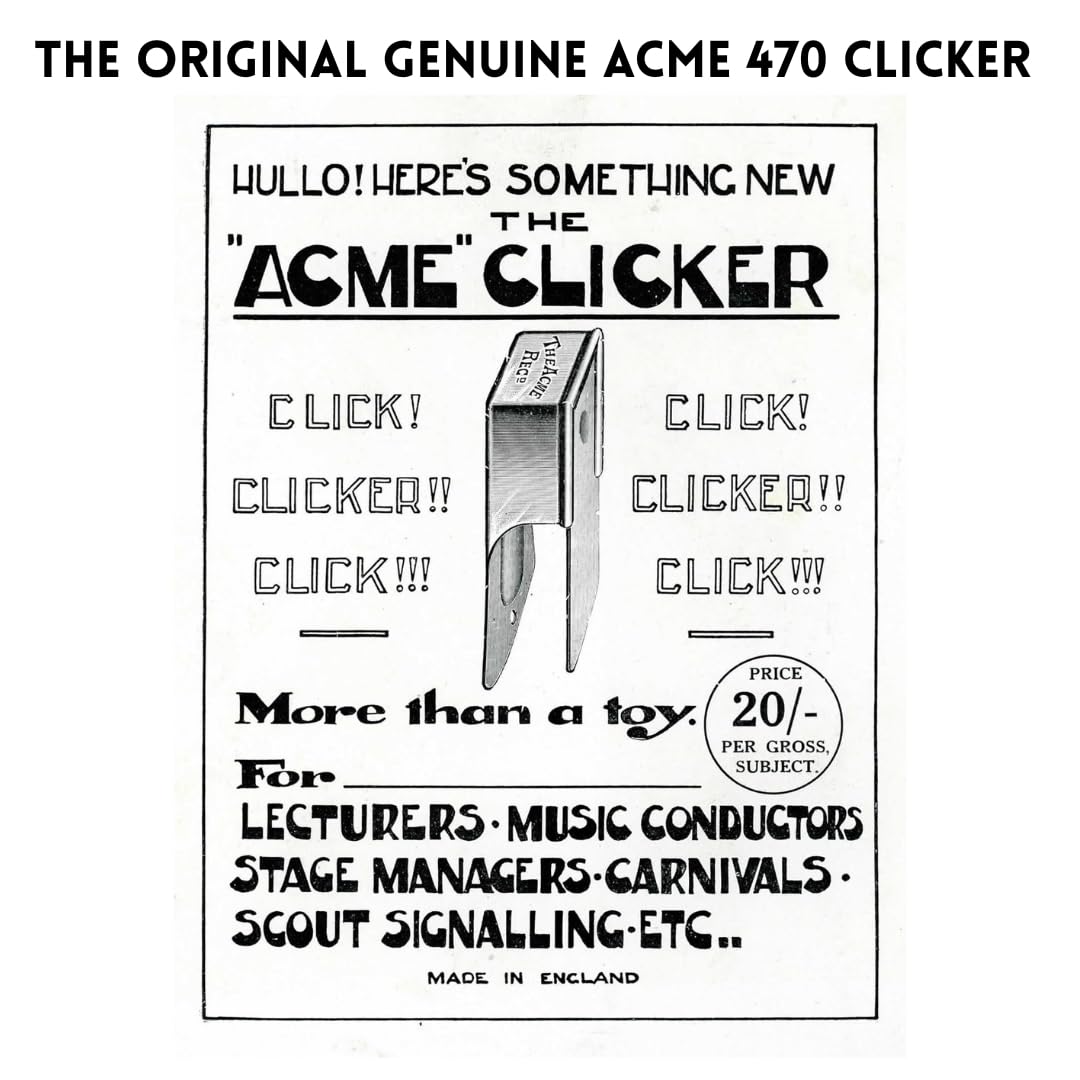 ACME Clicker No.470 - Clicker für Tiertraining Oder Kinderspielzeug