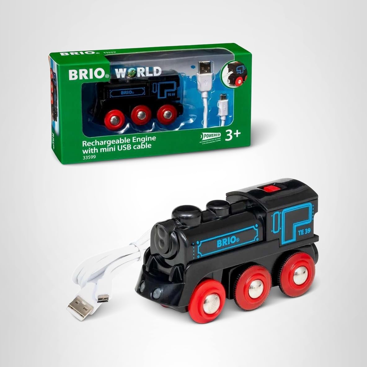 Train Express Radiocommandé - BRIO - Marche avant/arrière, stop, klaxon et phares - Garçon - 3 ans et plus - Jeux - Jouets Train Express Radiocommandé - BRIO - Marche avant/arrière, stop, klaxon et phares - Garçon - 3 ans et plus - Jeux - Jouets