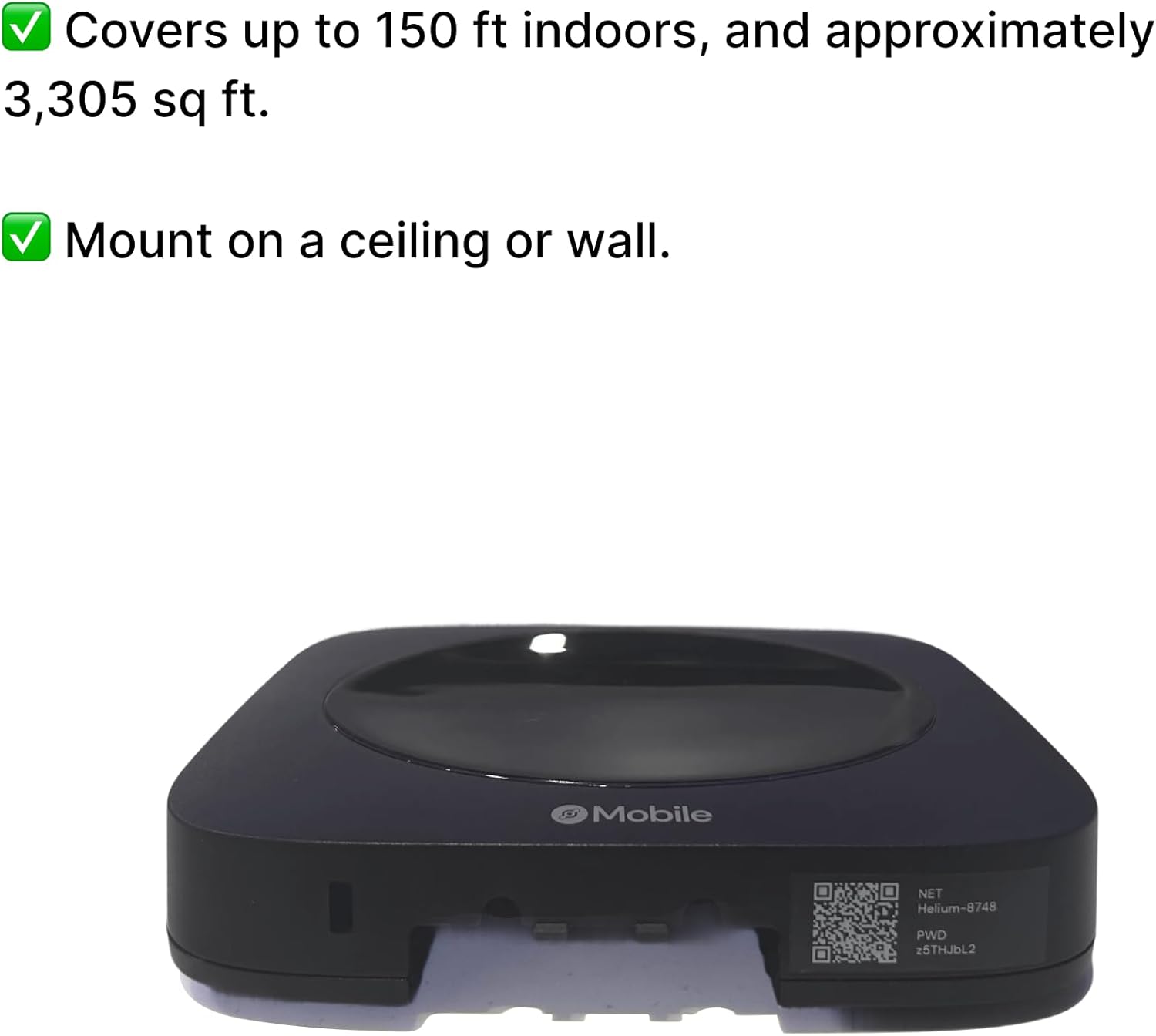 Helium Mobile Hotspot Indoor - Build Helium Network Coverage and Earn Mobile Rewards