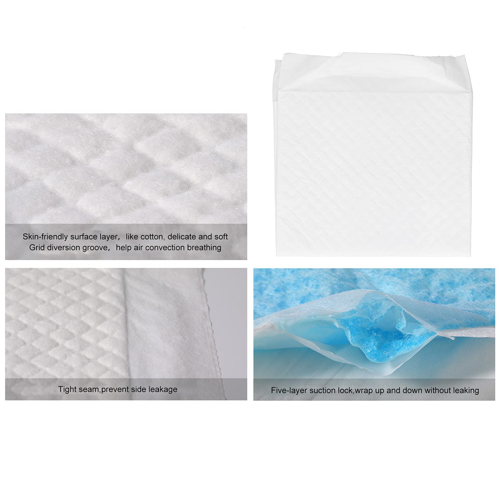 Almohadillas de cambio desechables para bebés de 10 piezas, cambiador de pañales portátil desechable y alfombrilla para cama, almohadilla desechable para recién nacidos