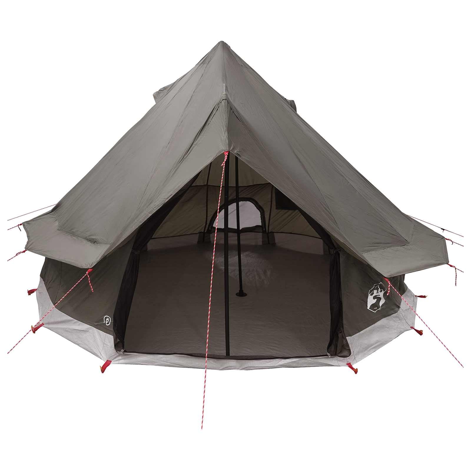 Tenda Tipi Familiare 6 Persone Verde Impermeabile