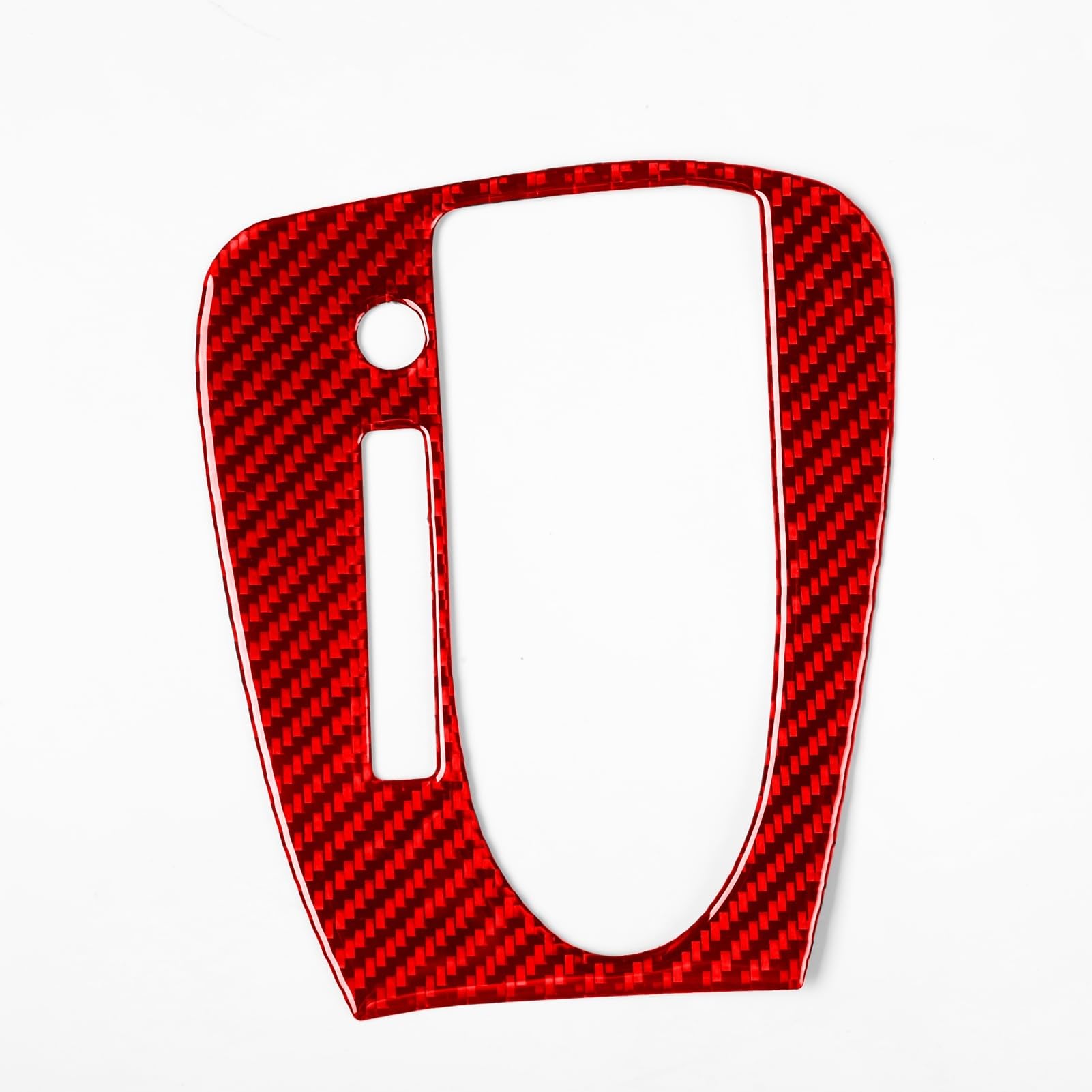 Car Central Trim for Benz for CLS for C219 2004-2009 Car Gear Shift Box Panel Sticker Cover Trim Interior Accessories(Red)