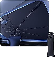 CDEFG Compatibile con Ford Puma 2020-2024 2025 ST Parasole Parabrezza Ombrello Parasole Pieghevole per Parabrezza Interni Macchina Auto Protezione UV Accessori