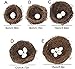 Artificial Bird Nest, Bird Nest with Artificial Bird Eggs, Bird Nest for Cage,Country Style Simulation Twig Bird Nest for Handmade Easter Rattan Nest Easter Supplies Nests Birdcage Accessories