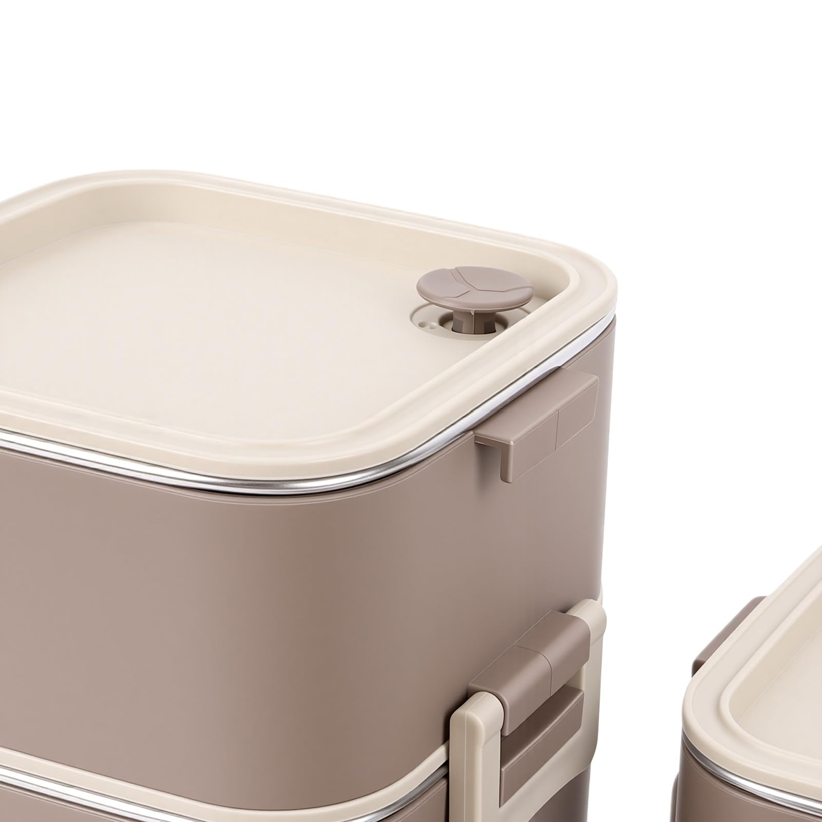 Boîte à Déjeuner à Trois Couches, Boîte de 2100 Ml avec Design