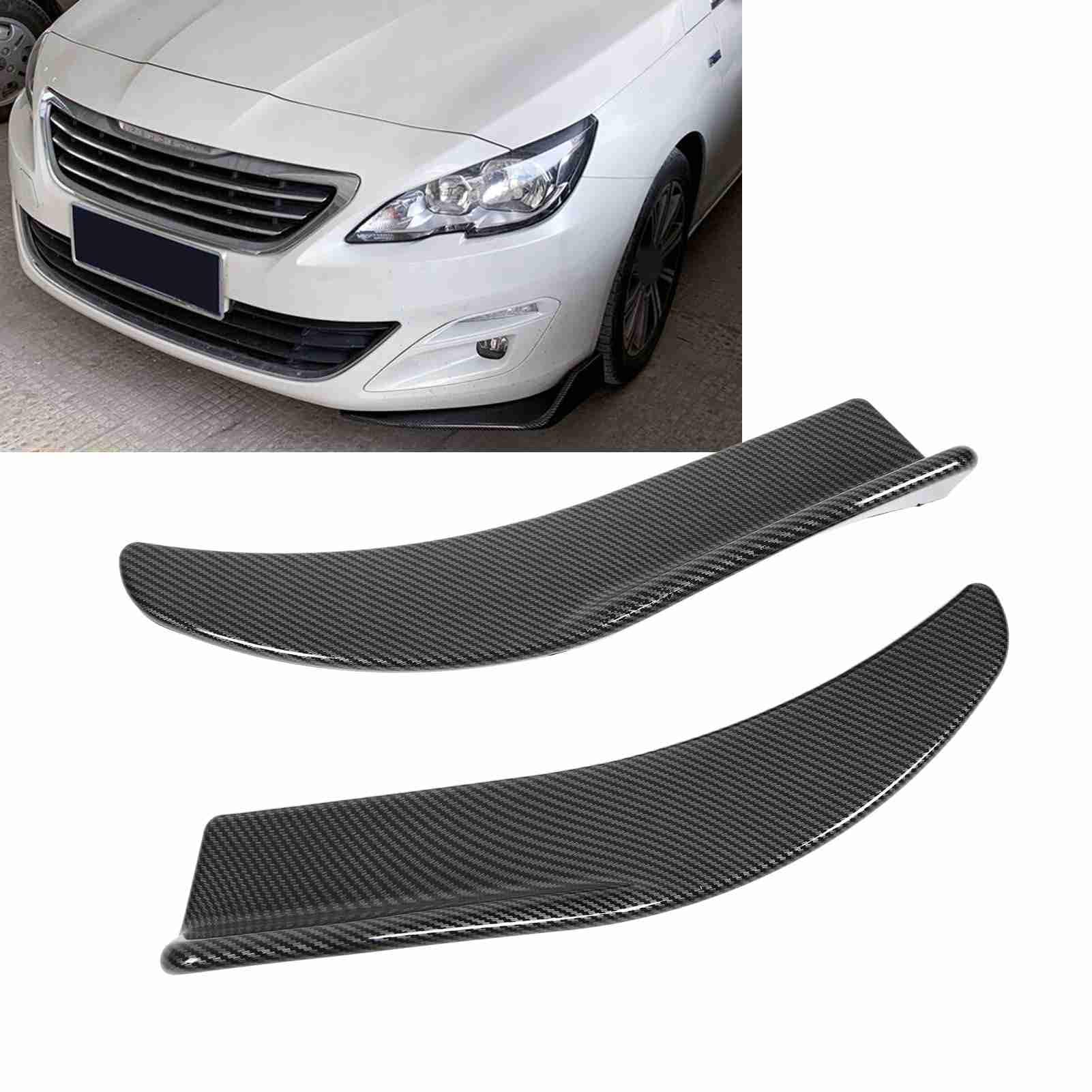 2 pezzi Spoiler per il bagagliaio posteriore, spoiler a forma di ala per il bagagliaio universale, 41,5 cm Lip per ridurre la resistenza al per berline e hatchback, spoiler p (Stile fibra di