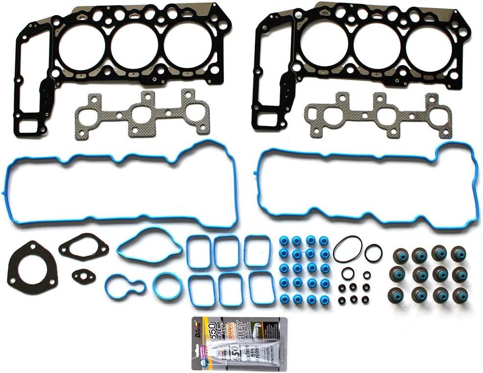 HS26229PT-1,HS54250A Engine Cylinder Head Gasket Sets Replacement for Dodge for Dakota Big Horn 3.7L Crew Cab Pickup 2009-2010 for Dodge for Nitro SLT Premium 3.7L Sport Utility 2007