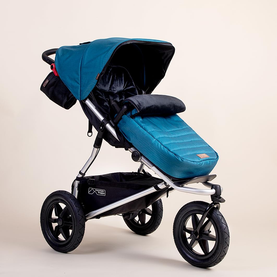 Fußsack für Mountain Buggy heritage V4 Urban Jungle Terrain Duet + Swift - Farbe: ocean