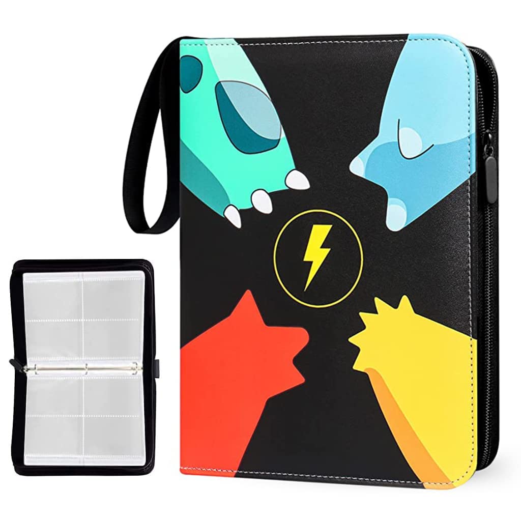 leather pokemon card binder Amazon.com: WINTRA 504 Pockets Classical Brown leather Card Binder, Premium 9-Pocket Trading Card Collectors Album, Side Load Card Holder for Various Trading Cards (Brown) : Office Products