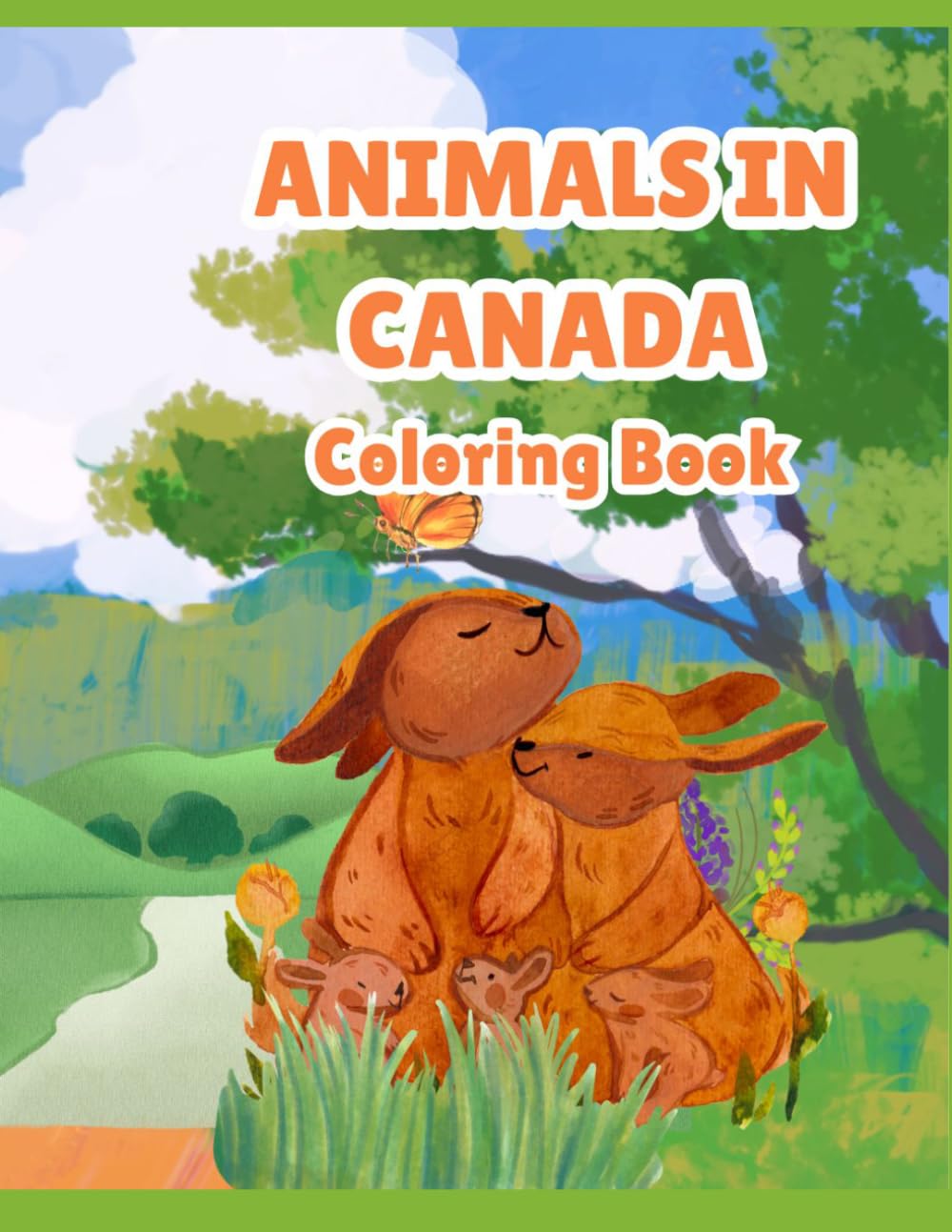 Animals of Canada Coloring Book