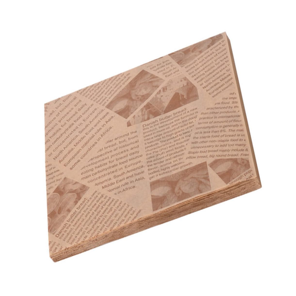 500 Pièces Papier Sulfurisé Antiadhérent Absorbant Huile pour Friture Cuisson Snacks Burgers Frites Pâtisserie