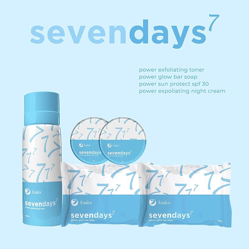 sevendays7 Power Exfoliating Set 4個セット Sevendays Power Exfoliating Set By Herskin Power Exfoliating