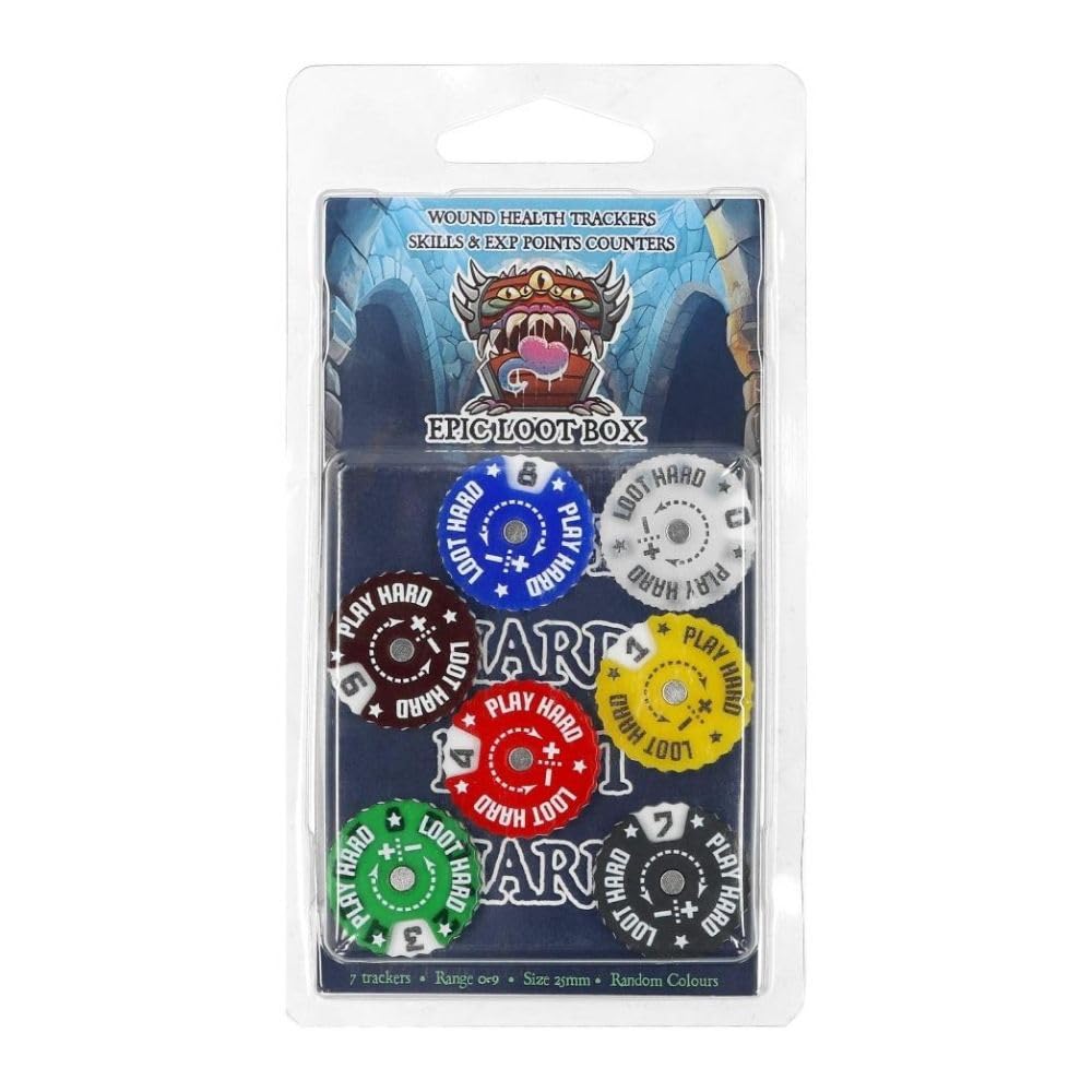 Trackers Counters Range 0-9 25Mm Random Colours Polska Gra Akcesoria Do Gier Polish Board Game Po Polsku