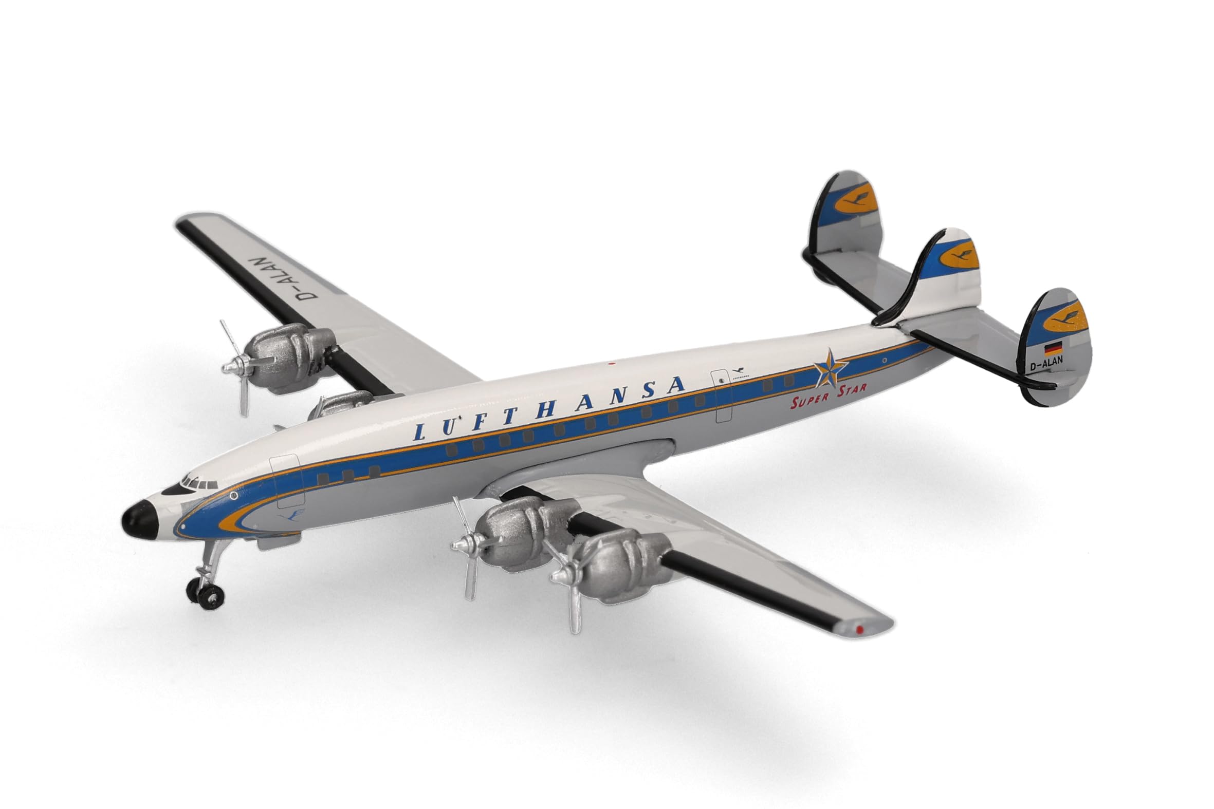 Herpa Lockheed L-1649A, modellino di aereo Lufthansa Super Star