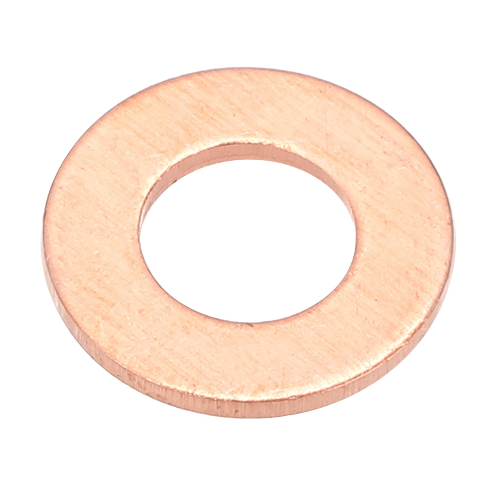 PATIKIL M6x12x1mm Flat Copper Washers, 25 PCS Copper Automotive Drain Plug Gaskets Flat Ring Oil Crush Washer Spacers for Faucets Garden Bolts Screws Hose, Purple