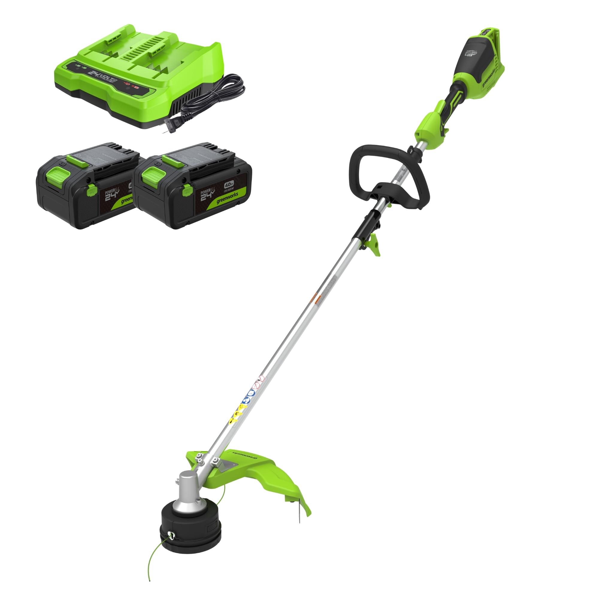 Amazon | Greenworks(グリーンワークス) 充電式草刈機 芝刈り機 刈払機