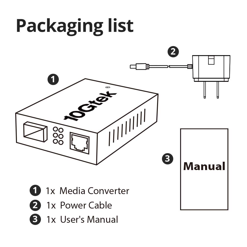 10Gtek ギガビットイーサネットメディアコンバータセット Amazon | 10Gtek ギガビット 光メディアコンバーター シングル
