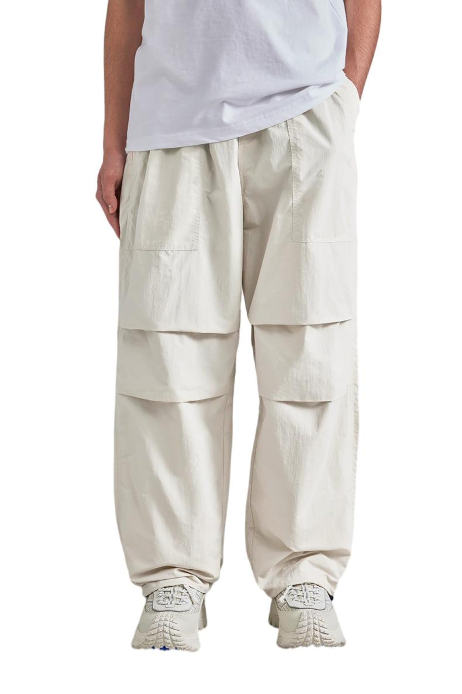 Pantaloni da Lavoro Slim in Stile Coreano a Gamba Larga per Pantaloni Casual da Uomo Primavera ed Estate