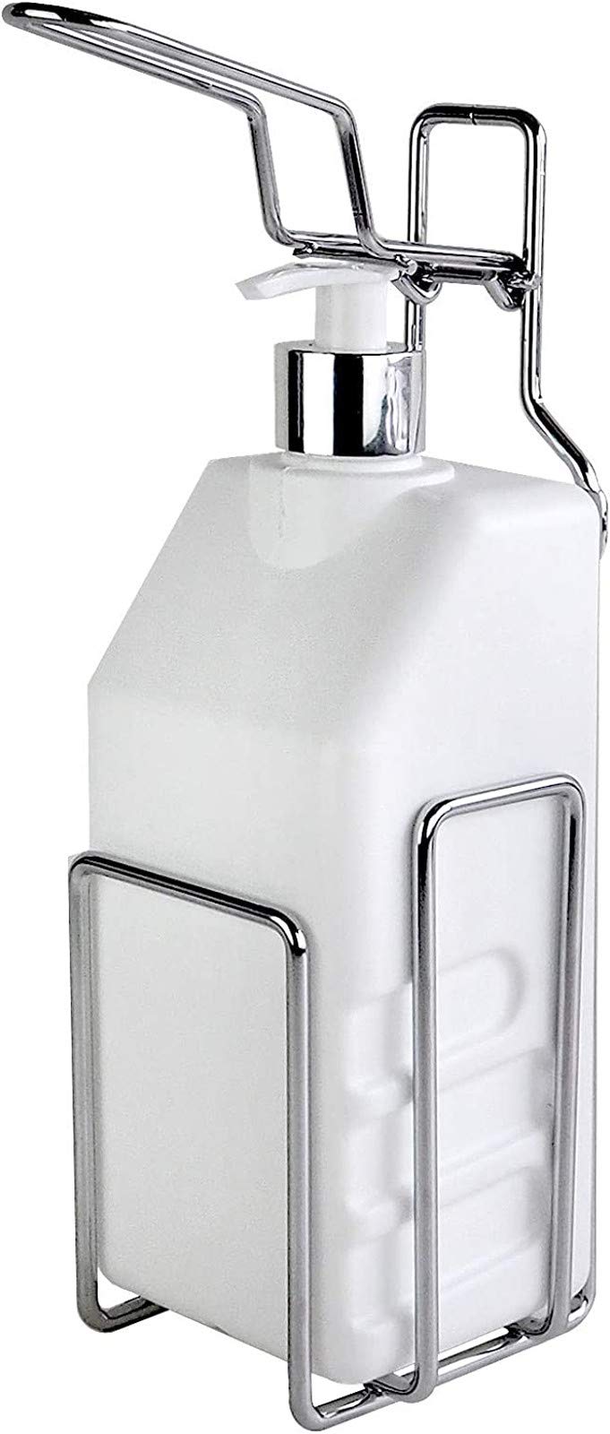 3 x Desinfektionsmittelspender D+ SMART Fill, lieferbar, stehend oder zum Aufhängen (inkl. 1000 ml Leerflasche) Seifenspender Hand Desinfektionsspender