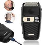 Rasoirs électriques pour hommes Rasoir électrique Fermer Raseurs de pétrole Rasoirs pour hommes étanches à sec LED Affichage sans fil tête chauve rasoir Portable Barber rasoir rechargeable IPX6
