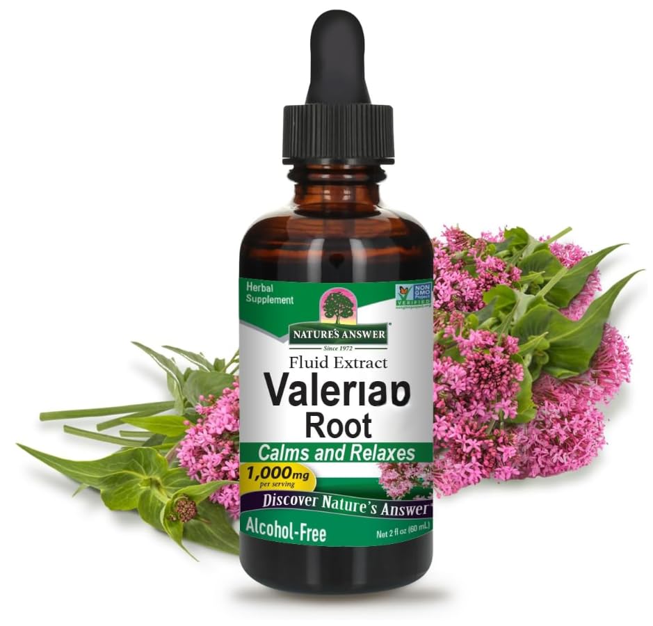 Natural's Answer - Extracto líquido de raíz de valeriana, 60 ml, 30 ml