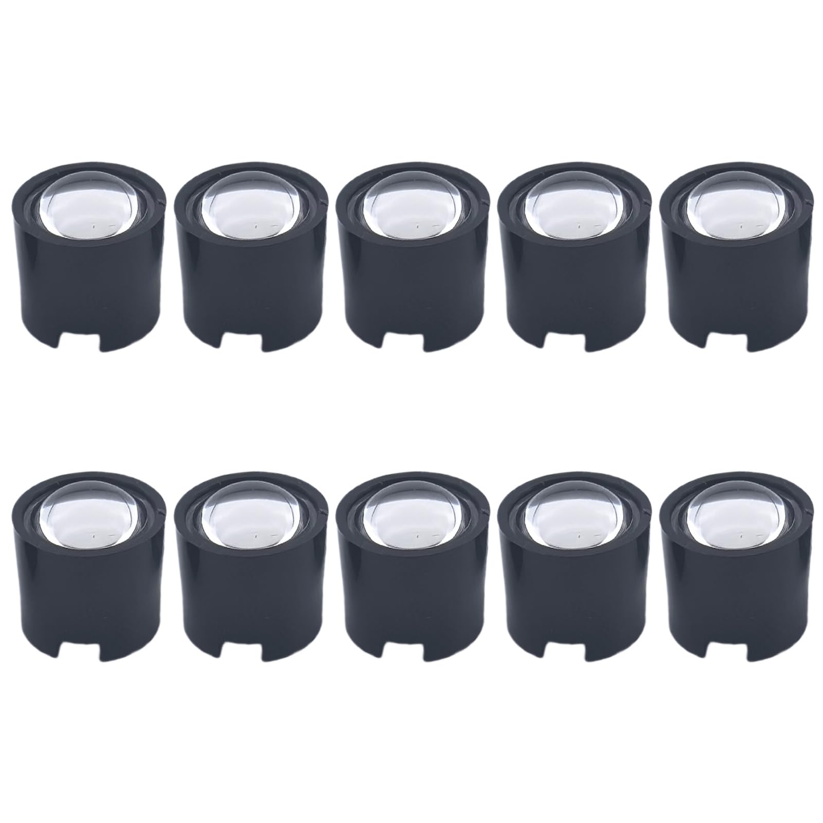 LED Lens 1W 3W 5W 10W 14.5mm Waterproof 15 Degree Angles Lens for DIYer Washwall Light Lamp Reflector Clear Led Lens Reflector Collimator