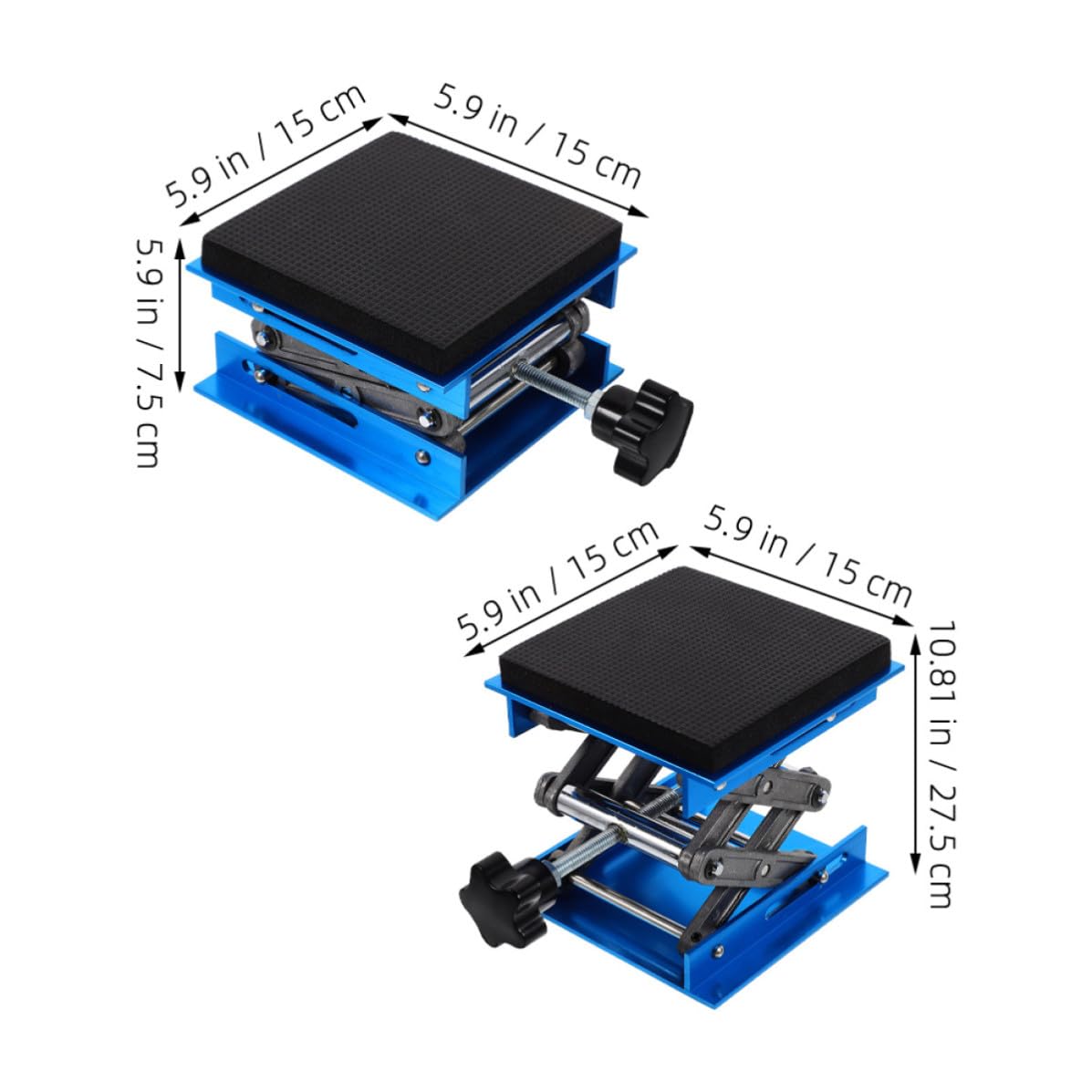 Piattaforma CM Alluminio Elevatrice in Lega di 15x15 da Laboratorio