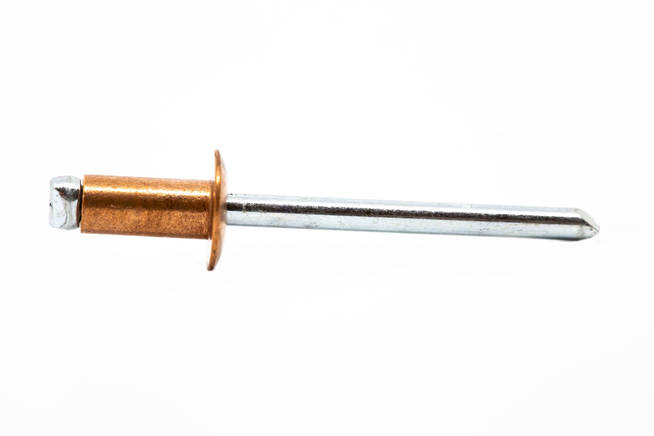 4.8mm x 12mm Copper Blind Pop Rivet Dome Head Steel Shaft ISO 15977 (Pack of 20) - E5B 4.8x12_20