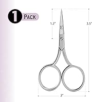 Vista 2 de Mr. Pen - Tijeras de bordado curvas, 3.5 pulgadas, tijeras de bordado pequeñas