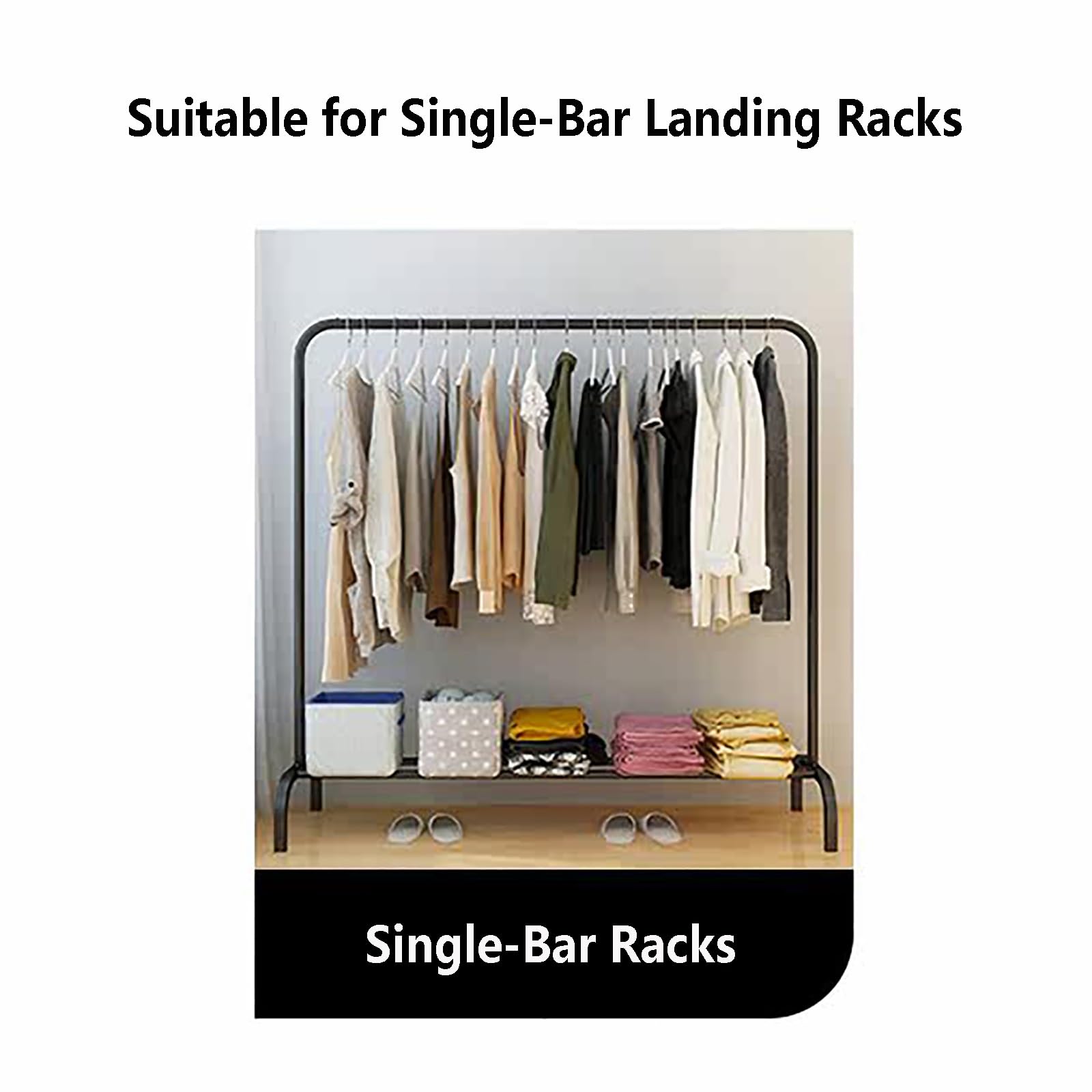 Funda Ropa Armario, Funda Abrigos y Ventana Transparente para Barra Única