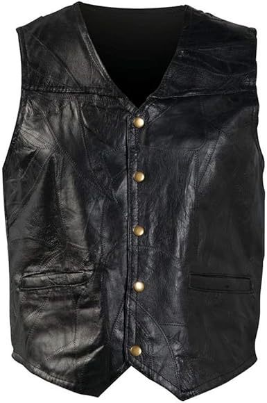 leather vests on amazon