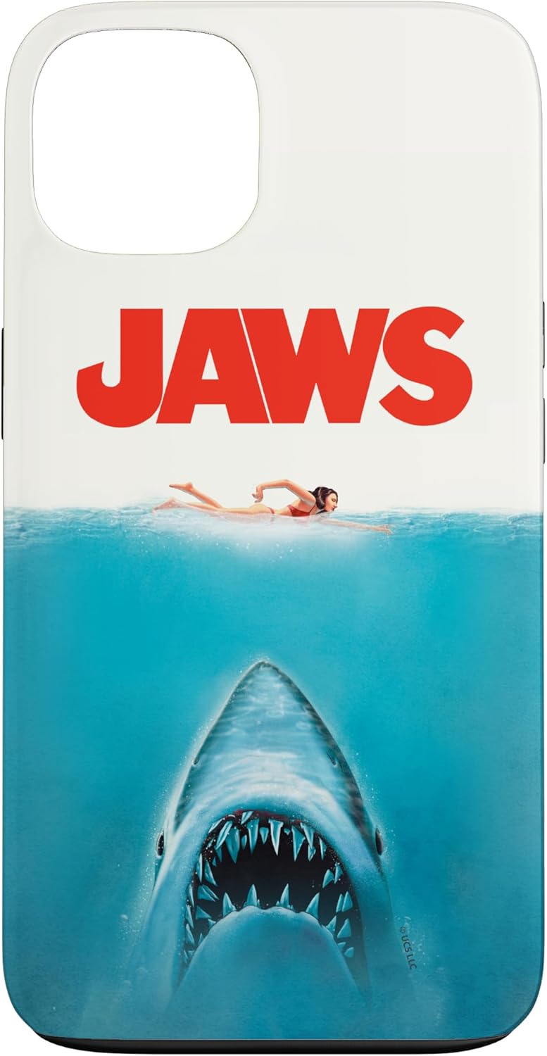 Jaws 50th Anniversary Poster Classic Front & Back Case for iPhone 13