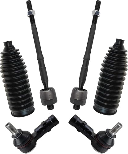 Miniatura 100 de TRQ Kit de Dirección Delantera Cremallera de Dirección y Fuelle de Piñón y Barra de Acoplamiento Compatible con Chevrolet Aveo 2004-2011 Aveo5