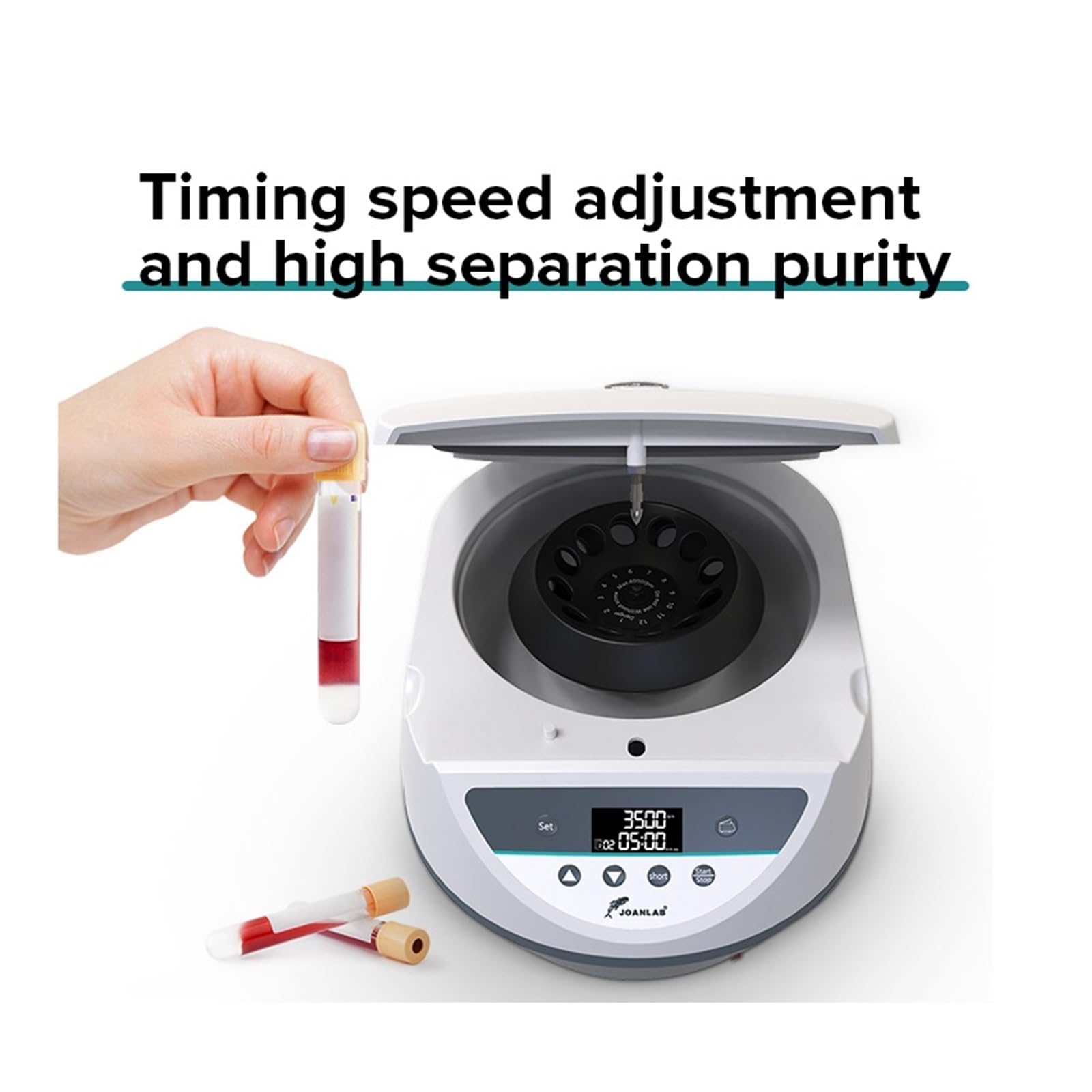 Centrifuga, Centrifuga for sangue Macchina for centrifuga Prp Centrifuga medica digitale Laboratorio 4000 giri/min 5000 giri/min 5 ml 10 ml 15 ml Provetta for centrifuga 3074xg(LC-6S (15ml))