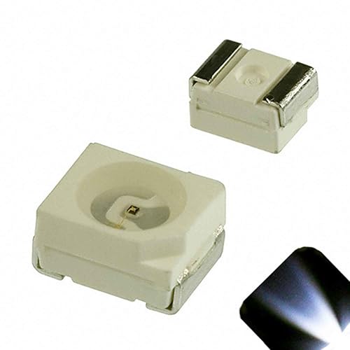 PLCC-2 SMD blanco fríotransparente - LED ultra brillante 12103528 (paquete de 5)