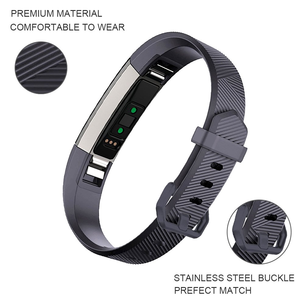 Correa para Fitbit Alta HR y Fitbit Alta, Edición Especial Soft Silicona Deportes Recambio de Pulseras Ajustable Reemplazo Accesorios para Reloj Fitbit Alta HR y Fitbit Alta — view 2