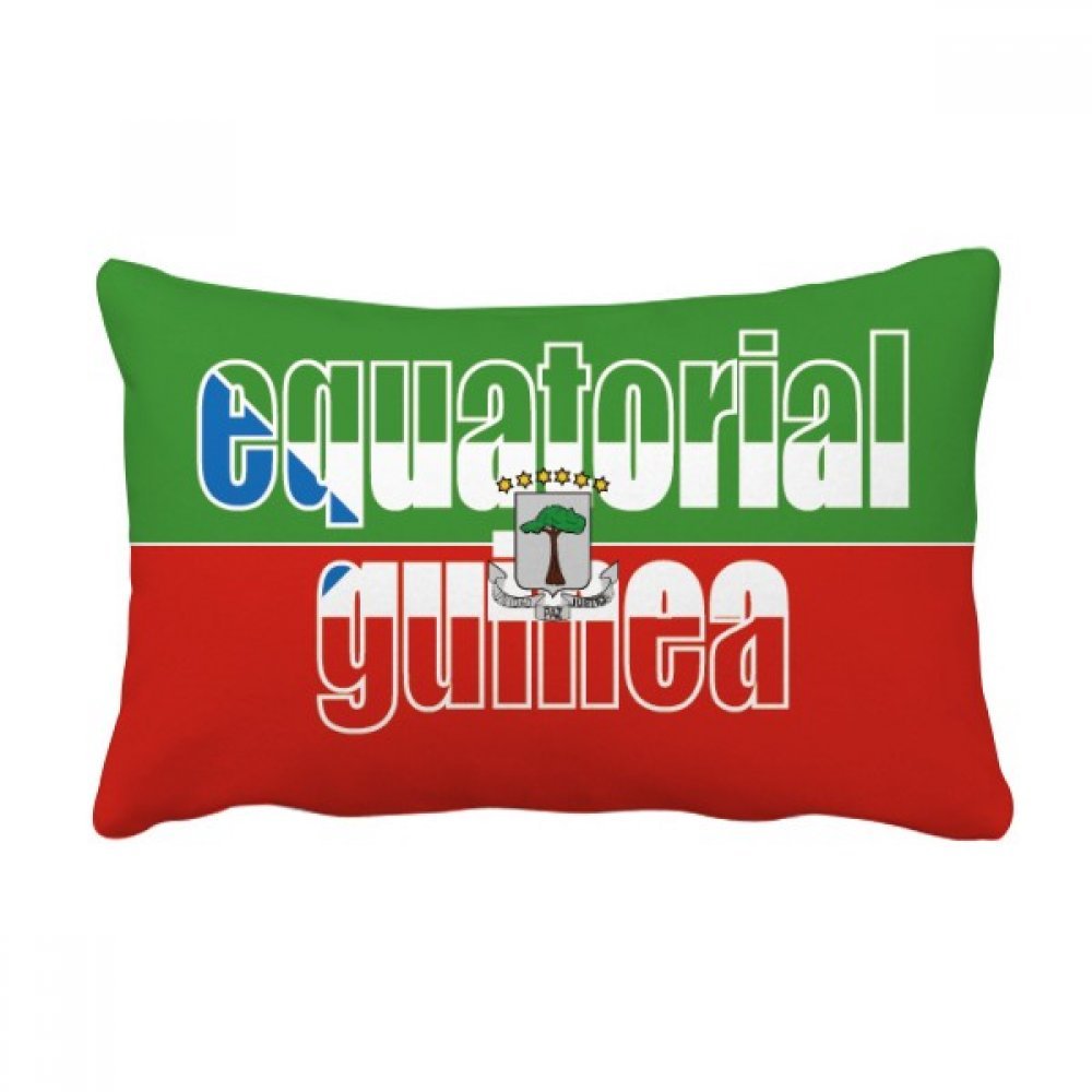 Coussin de soutien lombaire Guinée équatoriale pour canapé déco salon 40x60 cm