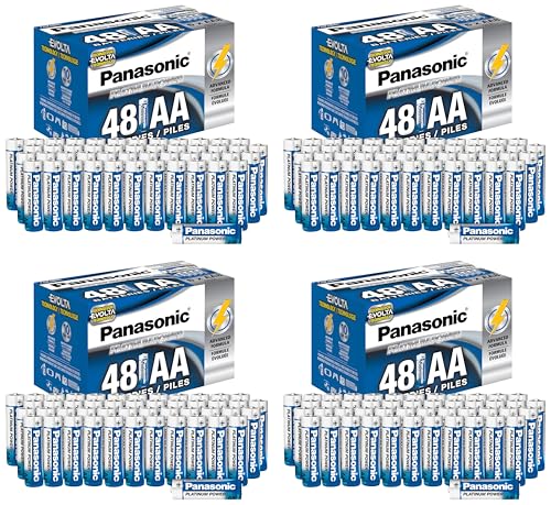 Image of Panasonic Energy Corporation LR6XE Platinum Power AA Alkaline Battery, (Pack of 192)