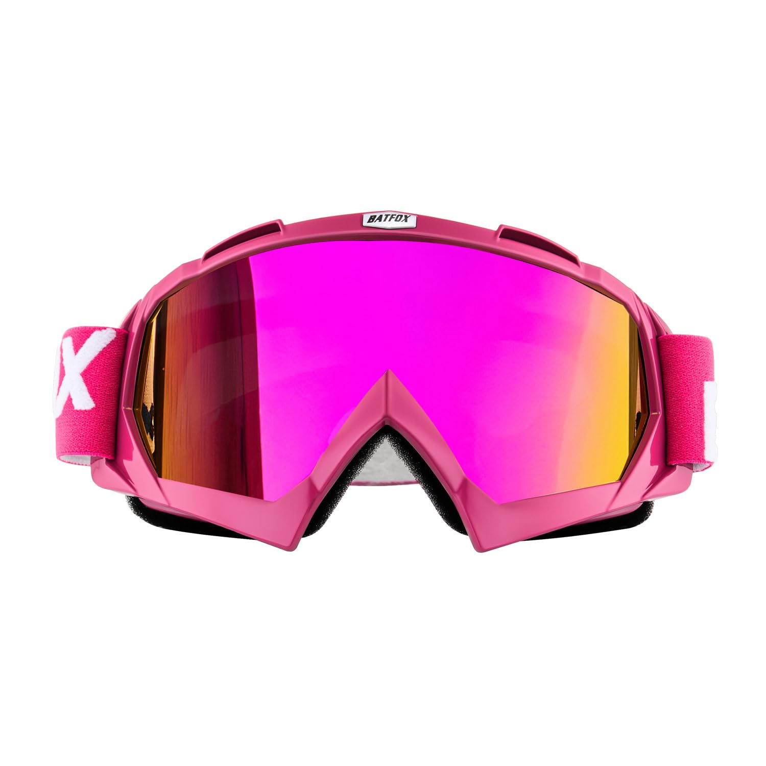 BATFOX Dirt Bike ATV Goggles Motorcycle Gear Riding Motocross Dirtbike 4-Wheeler MX DH Accessories Goggles Glasses for Men Women Youth UV400 Protection Dust-proof Anti-Slip Strap