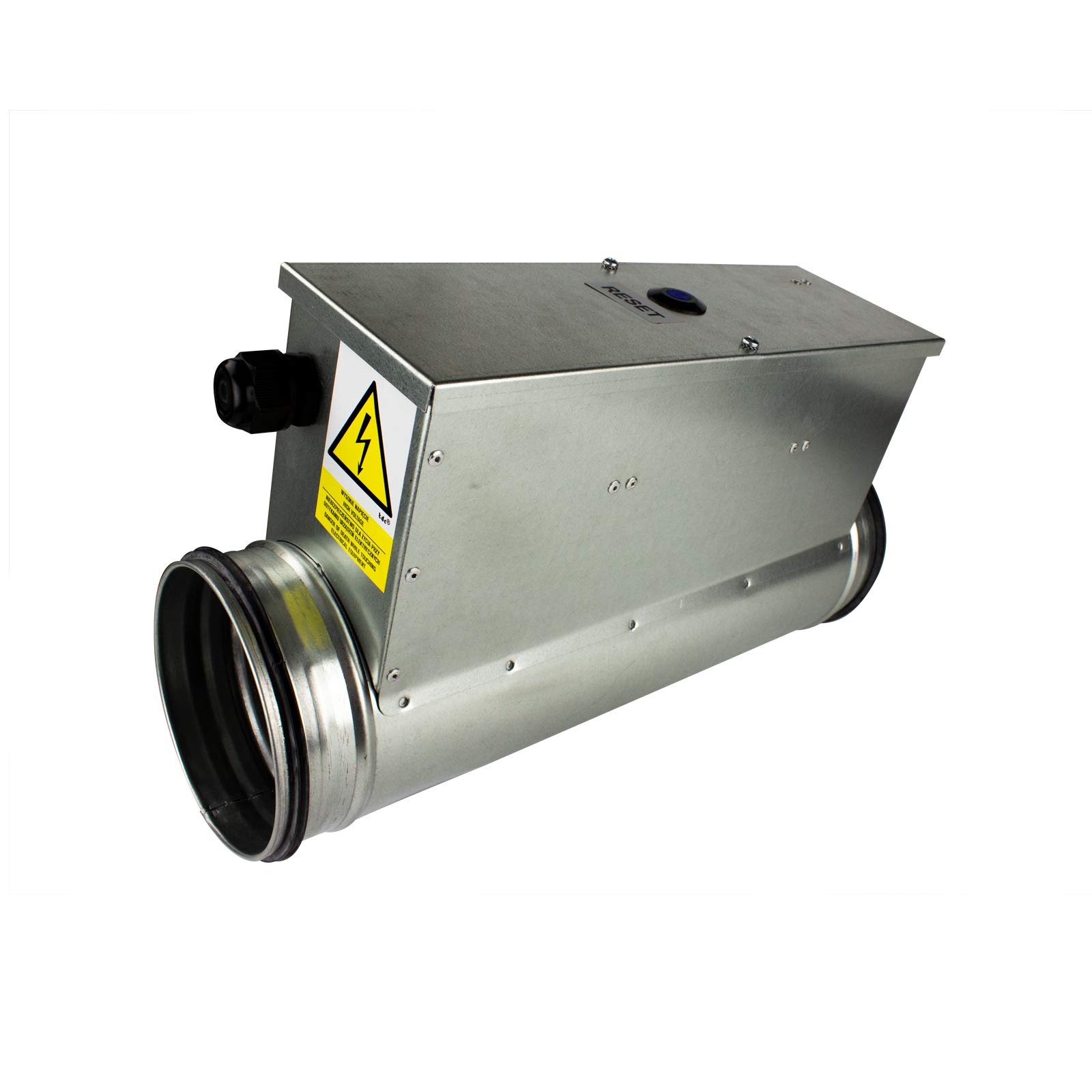 VONLIS - Separatore di calore per aria condizionata, elettrico, Ø 160 mm, 2000 Watt
