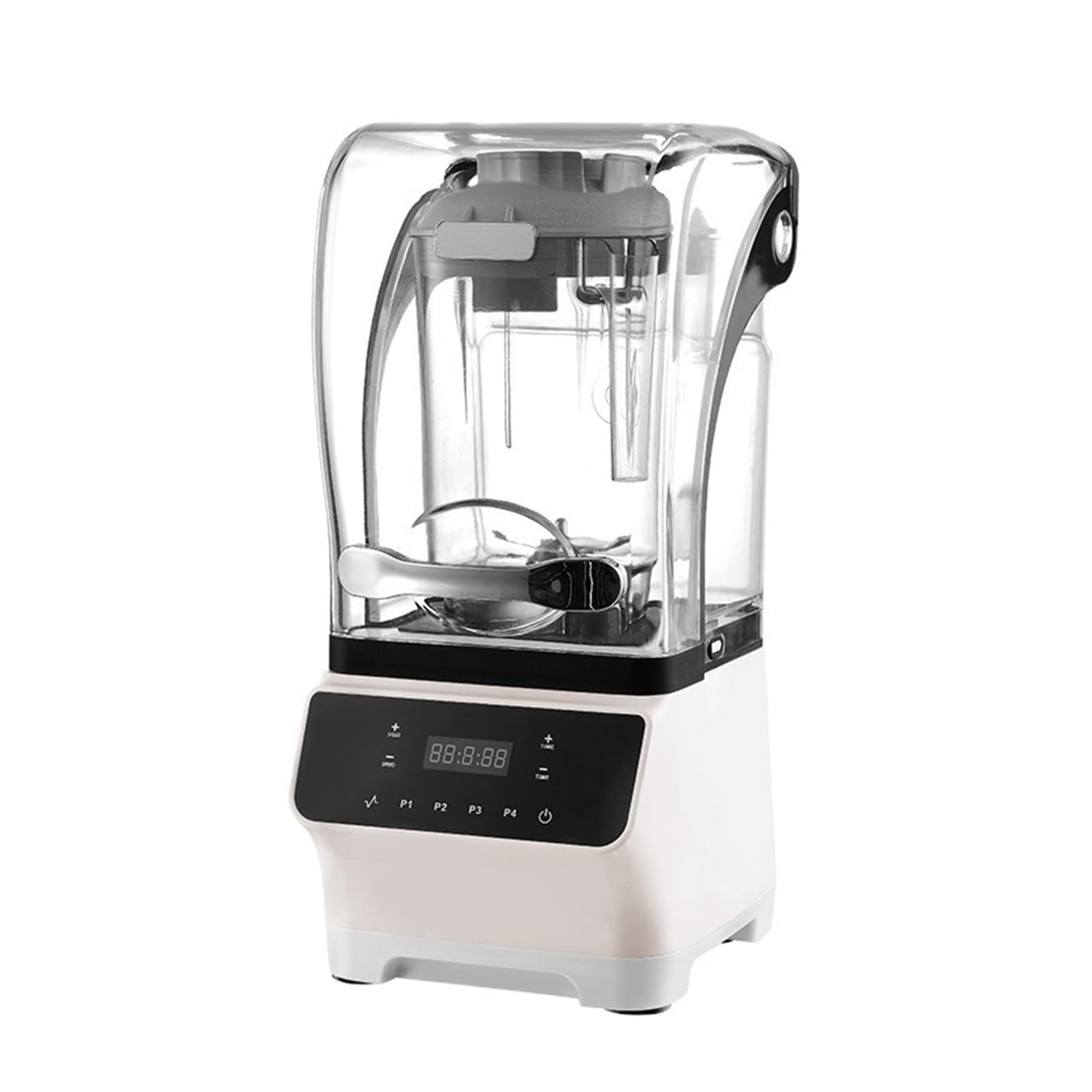 Frullatore For Succhi E Ghiaccio Professionale Ad Alta Potenza, 1800 W, Senza BPA, For Frullati Di Frutta Frullare Rapido Efficiente(WHITE)