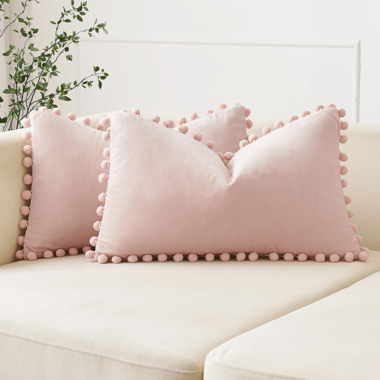 Blush Pink Cushions And Throws Pink Velvet Cushion