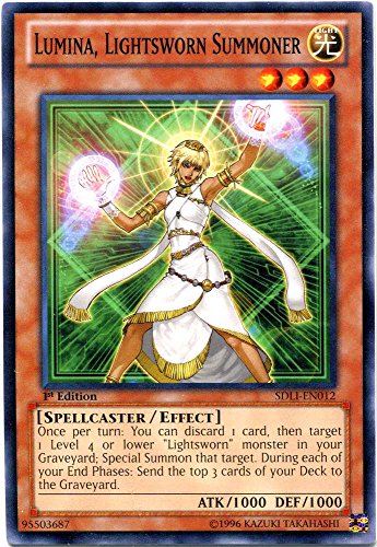YU-GI-OH! - Lumina, Lightsworn Summoner (SDLI-EN012) - Structure Deck: Realm of Light - 1st Edition - Common