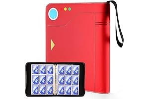 Tombert 9-Pocket 720 Cards Trading Card Binder with Pokeball Design