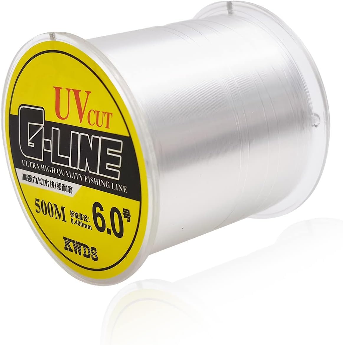 Sedal de nailon transparente, 0,4/0,43/0,47 mm, 500 m, capacidad de carga de 10/11,5/13 kg, para competiciones de competición, cebos negros