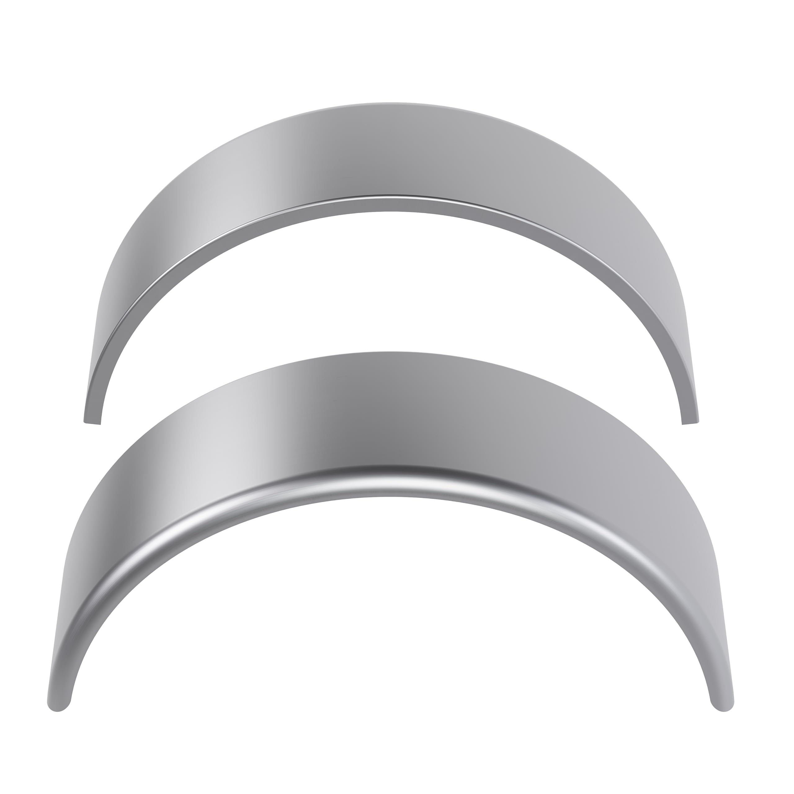 KUAFU Steel Round Trailer Fenders Single Axle & Fender Backs Fits 14"-16" Wheels 32" x 9" x 15" Compatible with Car Hauler Trailer Cargo Trailer Utility Trailer Landscape Trailer 2 Pcs